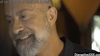 Older Hunk Rims and Sucks Black Neighbor