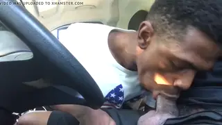 Ebony Amateur Sucks Thick BBC on Camera