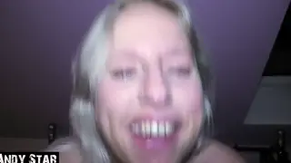 Blonde European MILF Cuckolds Husband With Creampie Finish
