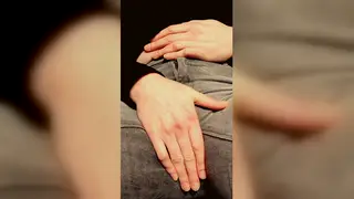 Curvy Woman Wets Jeans Before Solo Climax