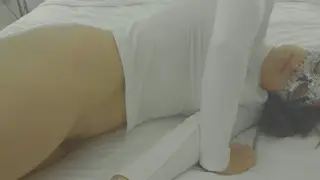 Spanish Teen Teases Teacher with Solo Classroom Show