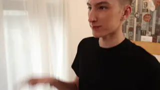 Blonde Teen Shares Two Cocks with Stepbrother and Stepdad