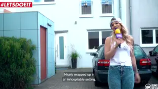 Skinny Tattooed German Couple Films Their First Rough Casting Session