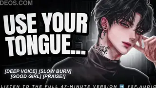 Dominant Boyfriend Covers Her Mouth During Intense Roleplay