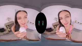 Slender Brunette Takes Deep Thrusts in VR