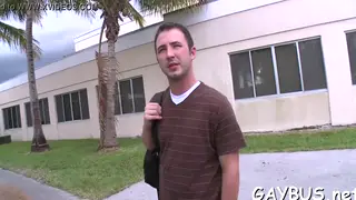 Muscular Hunks Trade Rides and Blowjobs in Parking Lot