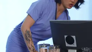 Busty Nurse Rides Her Patient Raw in a Private Ward