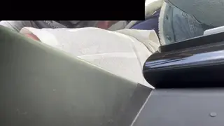 Latino Catches Married European Wanking in Car