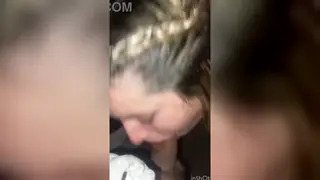 Blonde Latina in Cosplay Gives Deep Oral and Handjob
