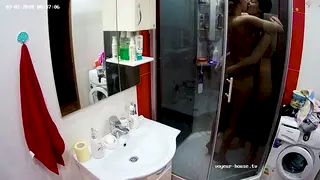 Teen Lovers Share Tender Shower Kisses and Oral Bliss