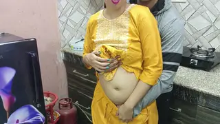 Busty Asian Beauty Fucked Hard in Kitchen