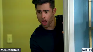 Muscular Latino Hunks Trade Blowjobs Before Bareback Ass Fucking