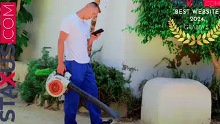 European Twink Caught Outdoors Turns to Blowjob