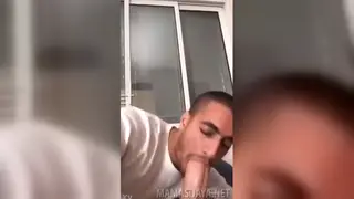 Oral Clip Shows Guy Giving Deep Blowjob to Well-Hung Partner