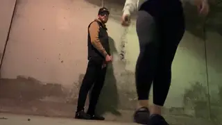 Voluptuous Wife Takes Two Strangers Under a Bridge