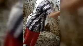Indian Wife Shows Her Curves in the Bathroom