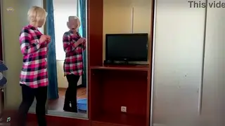 Blonde MILF Seduces Stepson in Quick Encounter