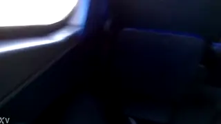 Twink Strokes His Big Cock on a Moving Bus