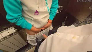 Petite MILF Takes a Creampie in Her Panties at School