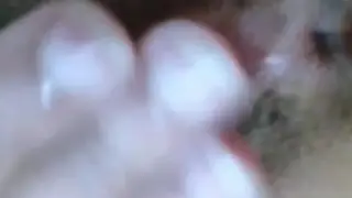 Hairy Arab Teen Explores Her Bushy Mound