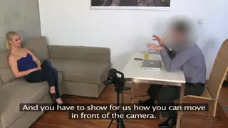Blonde Casting Hopeful Takes a Surprise Creampie