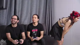 Petite Latina Takes Double Penetration in Threesome