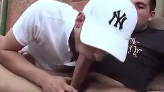 Compilation of Guys Sucking Cock from Below