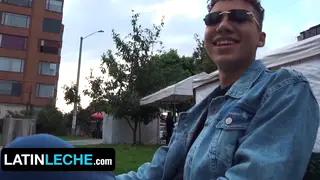 Hairy Latino Hunk Fists a Slim Twink in POV