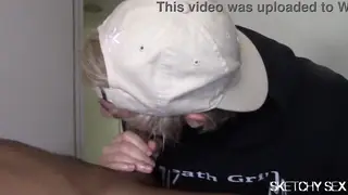 Twink Takes a Big Cock Deep in a Steamy Blowjob