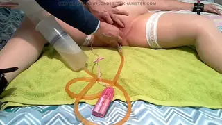 Bound European MILF Endures a Medical Enema Session