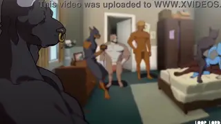 Wife Takes Multiple Men in Wild Gangbang