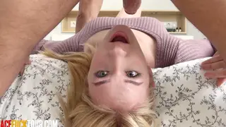 Woman Holds Eye Contact Through a Brutal Deepthroat