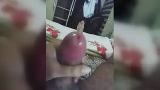 Hairy Man Strokes Himself on Camera