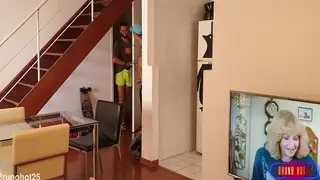 Brazilian Twinks Share Double Penetration Orgy