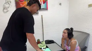 Busty Latina Boss Seduces Her Employee at the Desk