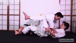 European Karatekas Reveal Uncut Cocks Under Kimonos