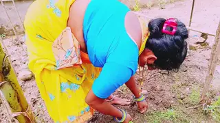 Indian Maid in Uniform Gives a Deep Blowjob