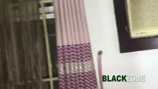 Ebony Maid Takes Missionary from Her Boyfriend