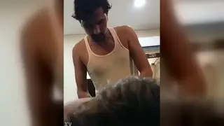 Indian Employee Submits to Boss at Office Desk