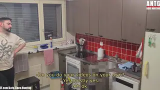 Tattooed Euro Plumber Gets First Blowjob From a Man