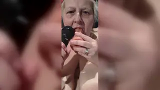 Curvy MILF Delivers Sloppy Deepthroat With Toys