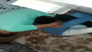 Amateur Blowjob Spotted in Club Bathroom