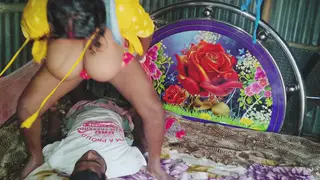 Indian Housewife in Cheerleader Uniform Takes Anal