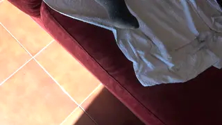 Mature Stepmom Spreads for Stepson's Handjob