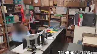 Redhead Teen Rides Officer in Uniform for Freedom