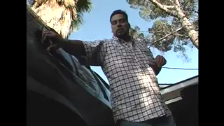 Pregnant Brunette Takes Facial After Car Blowjob Outdoors