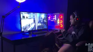 Cosplay Cutie Gives Blowjob and Handjob
