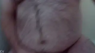 Hairy Bear Pisses on Himself in Solo Session