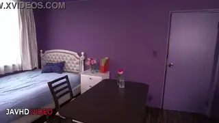 Japanese Beauty Delivers POV Blowjob in Threesome