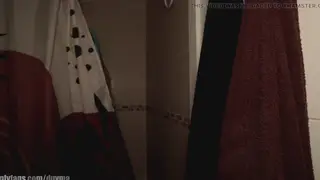 Gothic Girlfriend Celebrates Halloween in Lingerie